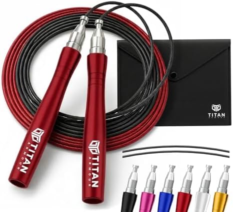 Titan Armour Speed Rope - Red