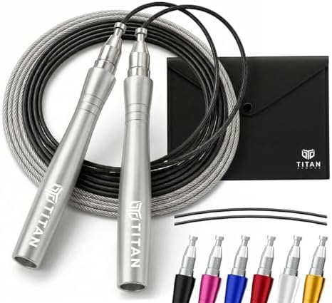 Titan Armour Speed Rope - Silver